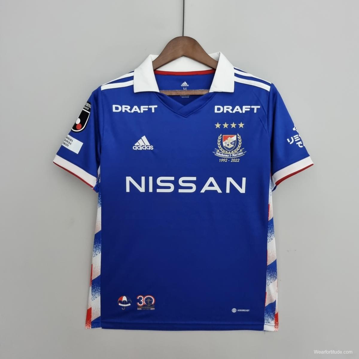 22/23 Yokohama Mariners home Soccer Jersey