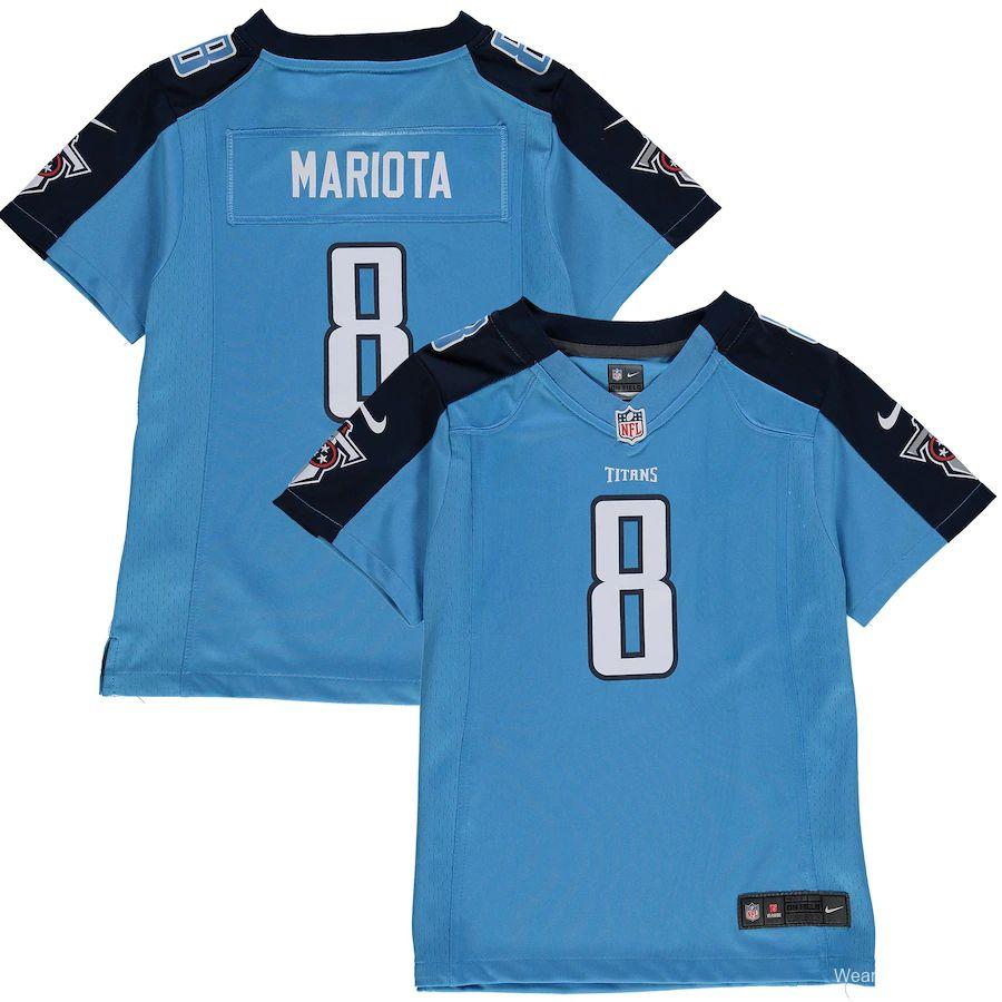 Toddler Marcus Mariota Light Blue Player Limited Team Jersey