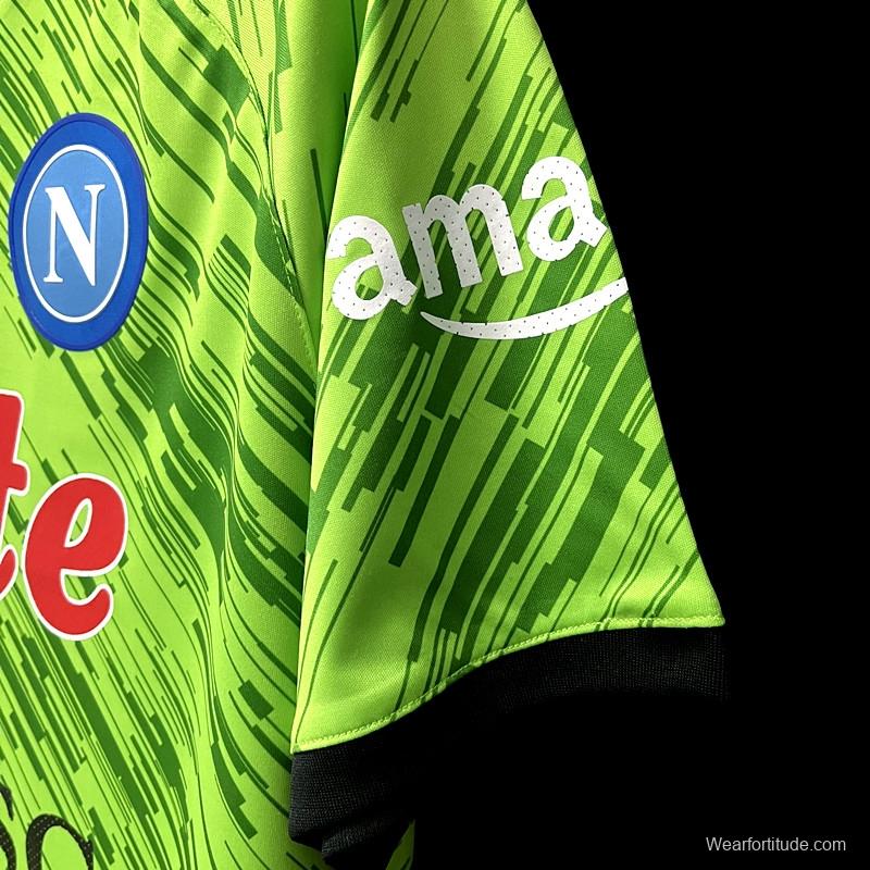 22/23 Napoli Green Goalkeeper Jersey