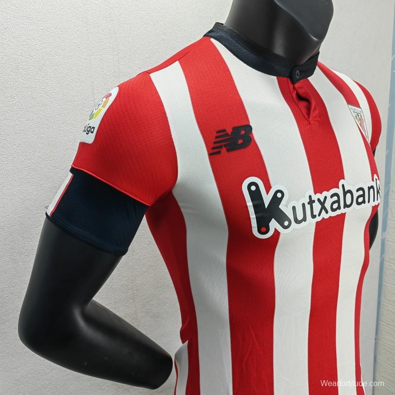 Player Version 22/23 Bilbao Athletic Home Soccer Jersey