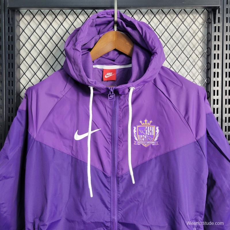 23-24 Sanfrecce Hiroshima Purple Windbreaker