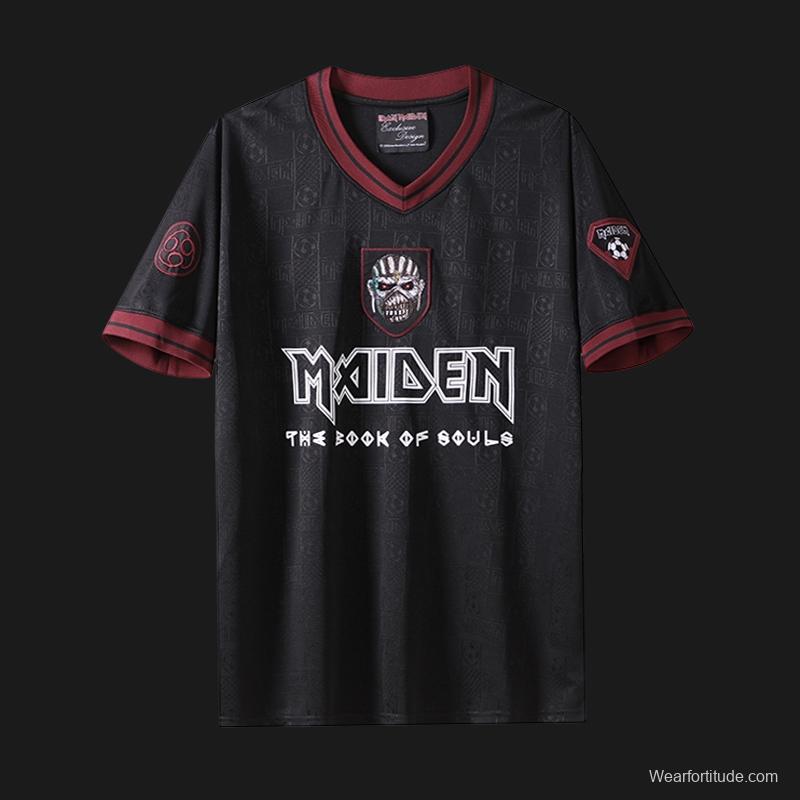 Retro 2016 West Ham United x Iron Maiden Black Jersey