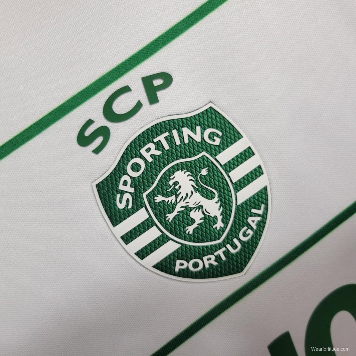 23/24 Sporting Lisbon Away White Jersey