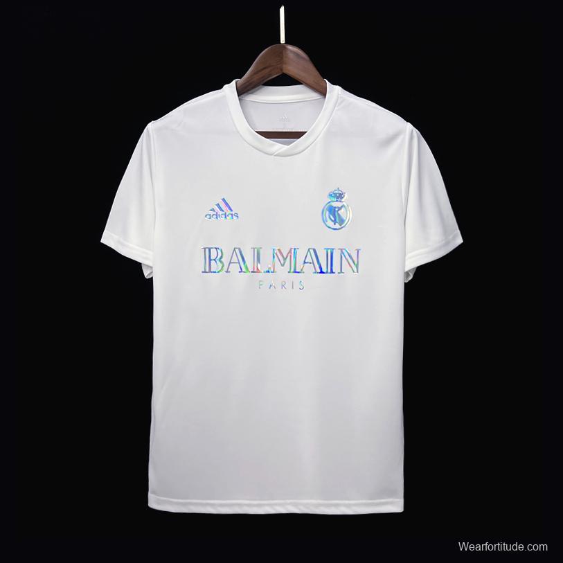 23/24 Real Madrid x Balmain White Jersey