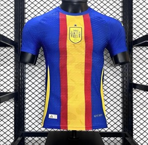 202024 Player Version Spain Euro Pre-match Training Jersey Uniform Jersey